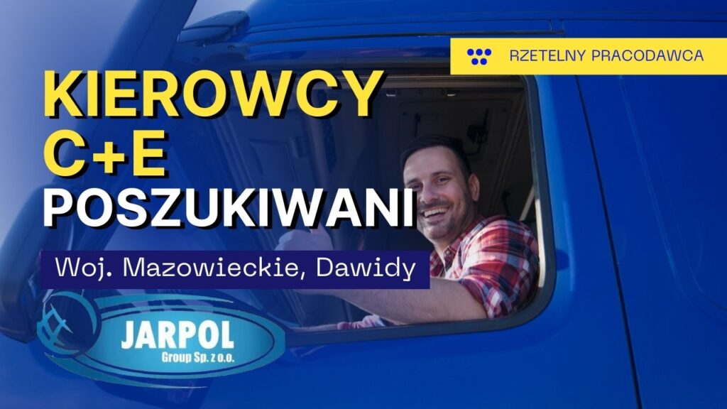 praca kierowca zawodowy c+e